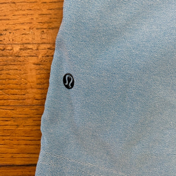 Lululemon Kahuna Athletic Shorts Mens 32 Blue Stretch Chino Golf Pockets Casual - Picture 8 of 9